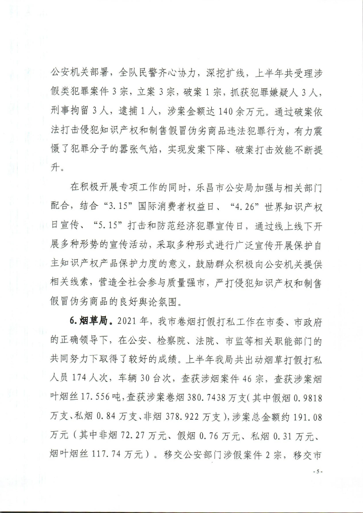 乐昌市2021年上半年打击侵犯知识产权和制售假冒伪劣商品工作总结_0005.jpg
